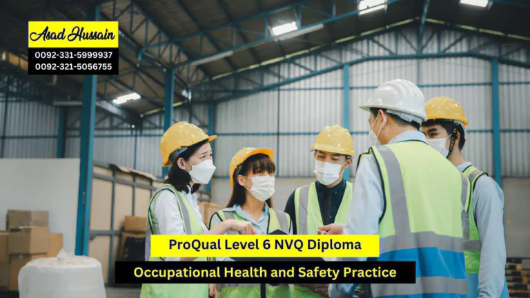 ProQual Level 6 NVQ Diploma in Occupational Health and Safety Practice
