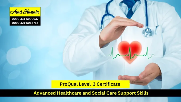 ProQual Level 3 Certificate in Healthcare and Social Care Support Skills