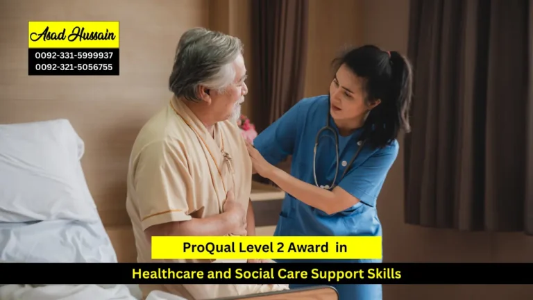 ProQual Level 2 Award in Healthcare and Social Care Support Skills