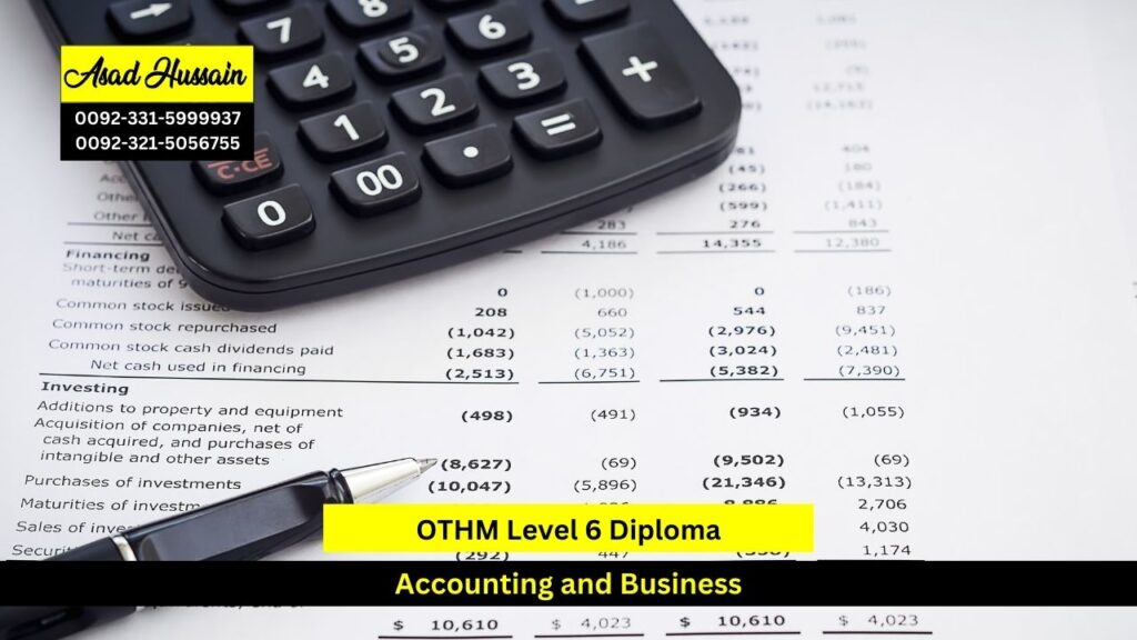 OTHM Level 6 Diploma in Accounting and Business