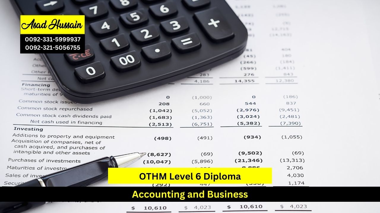 OTHM Level 6 Diploma in Accounting and Business