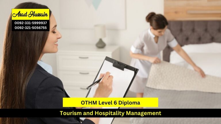 OTHM Level 6 Diploma in Tourism and Hospitality Management