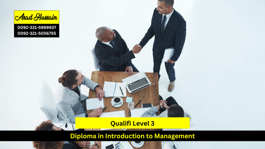 Qualifi Level 3 Diploma in Introduction to Management
