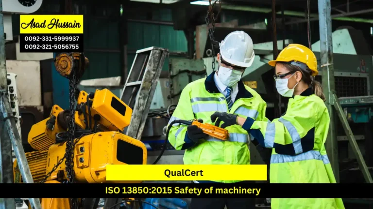 QualCert ISO 13850:2015 Safety of machinery