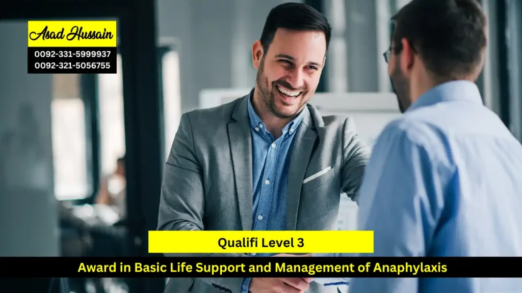 Qualifi Level 3 Award in Basic Life Support and Management of Anaphylaxis