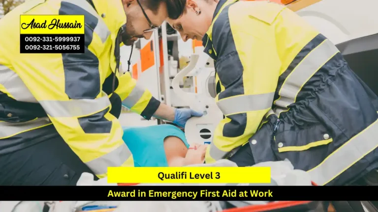 Qualifi Level 3 Award in Emergency First Aid at Work