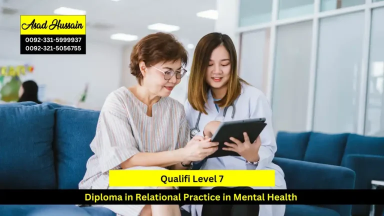 Qualifi Level 7 Diploma in Relational Practice in Mental Health