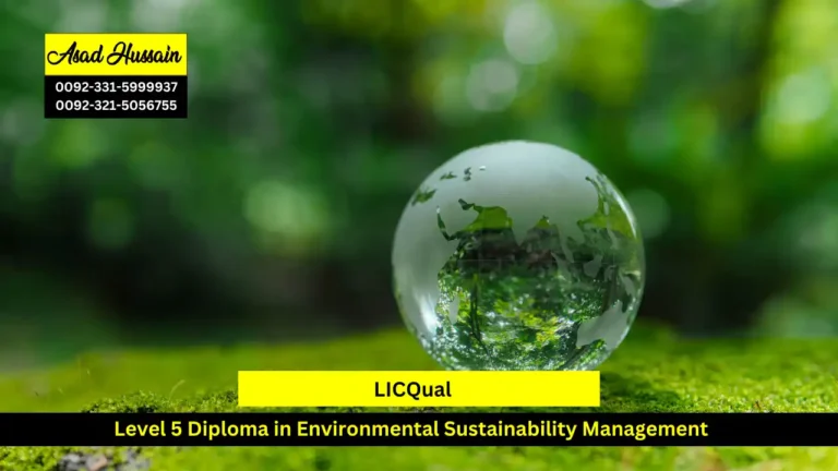 LICQual Level 5 Diploma in Environmental Sustainability Management