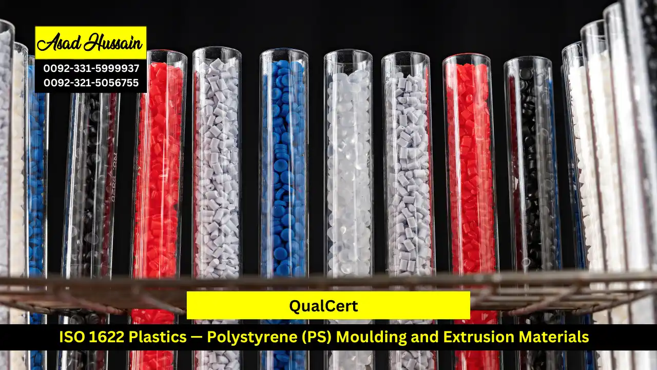 QualCert ISO 1622 Plastics — Polystyrene (PS) Moulding and Extrusion Materials