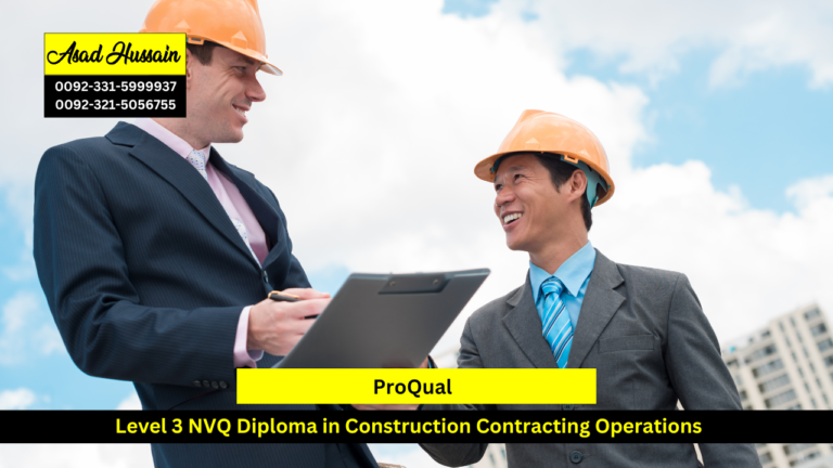 ProQual Level 3 NVQ Diploma in Construction Contracting Operations