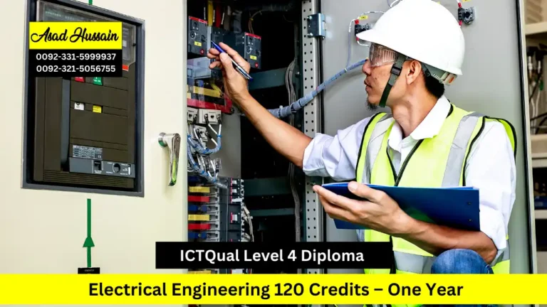 ICTQual Level 4 Diploma in Electrical Engineering 120 Credits – One Year