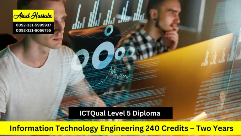 ICTQual Level 5 Diploma in Information Technology Engineering 240 Credits – Two Years