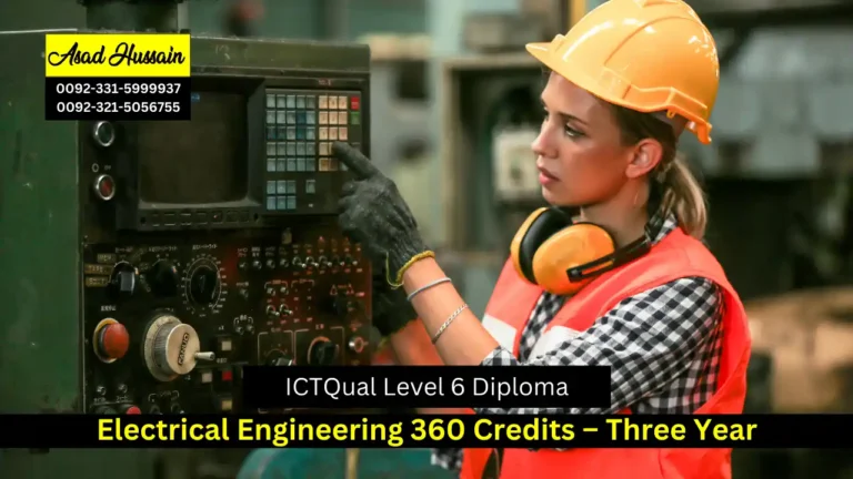 ICTQual Level 6 Diploma in Electrical Engineering 360 Credits – Three Years