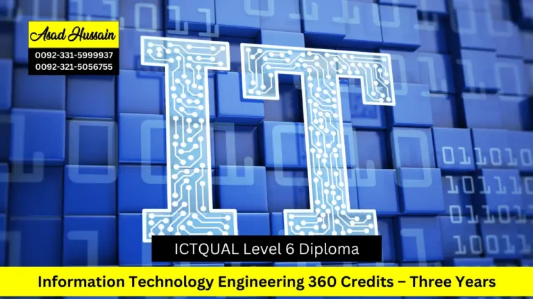 ICTQual Level 6 Diploma in Information Technology Engineering 360 Credits – Three Years