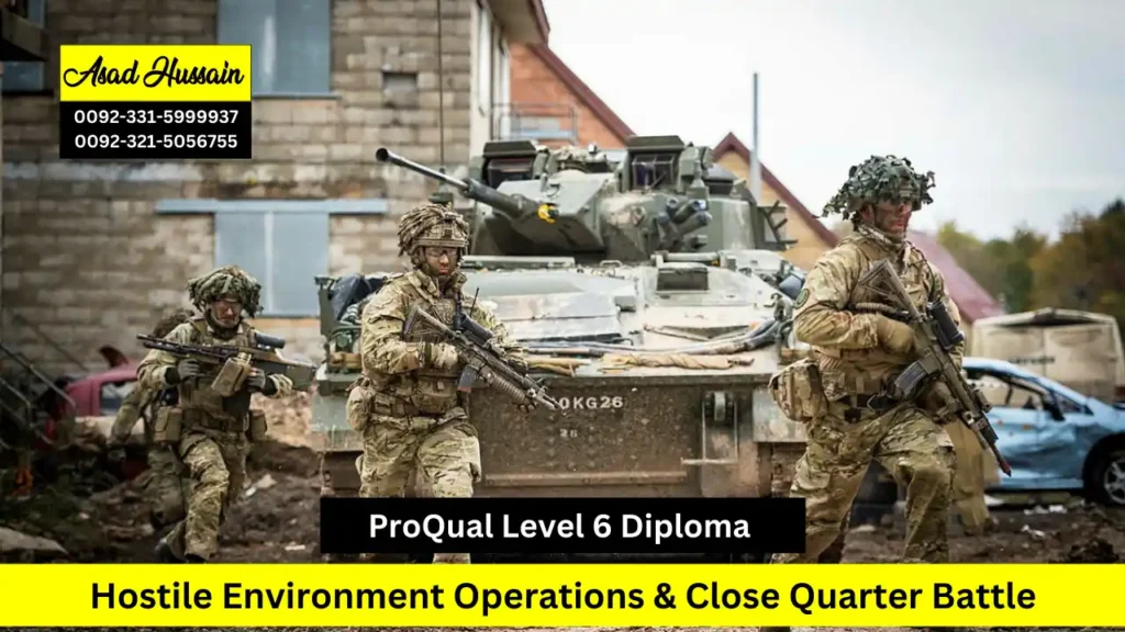 ProQual Level 6 Diploma in Hostile Environment Operations & Close Quarter Battle