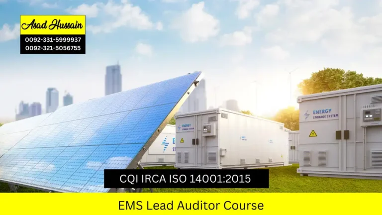 CQI IRCA ISO 14001:2015 EMS Lead Auditor Course