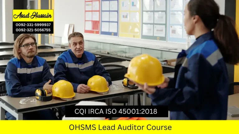 CQI IRCA ISO 45001:2018 OHSMS Lead Auditor Course