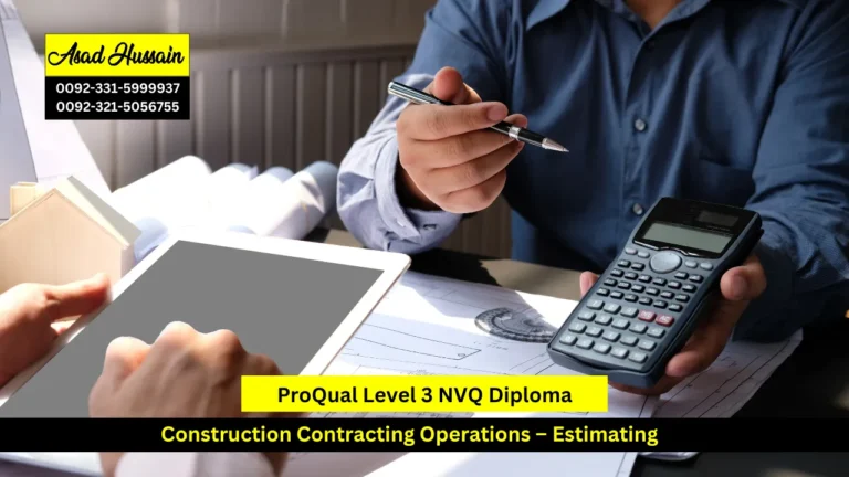 ProQual Level 3 NVQ Diploma in Construction Contracting Operations – Estimating