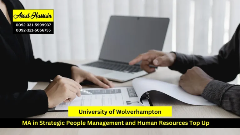 University of Wolverhampton MA in Strategic People Management and Human Resources Top Up