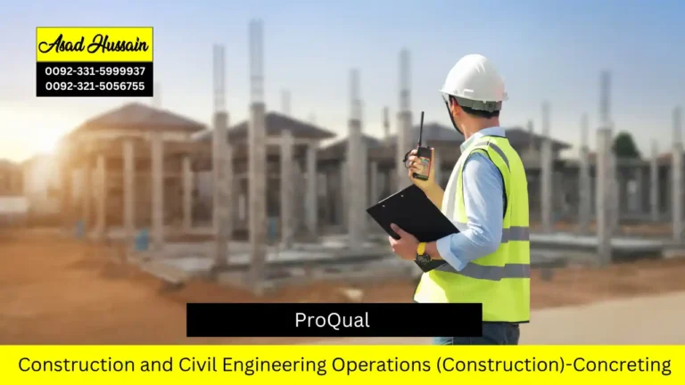 ProQual Level 2 NVQ Diploma in Construction and Civil Engineering Operations (Construction)-Concreting