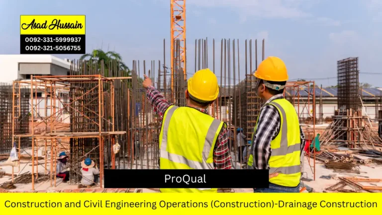 ProQual Level 2 NVQ Diploma in Construction and Civil Engineering Operations (Construction)-Drainage Construction