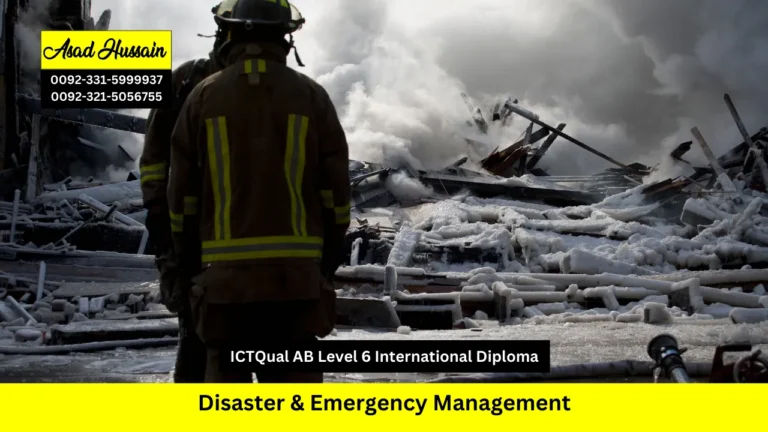 ICTQual AB Level 6 International Diploma in Disaster & Emergency Management