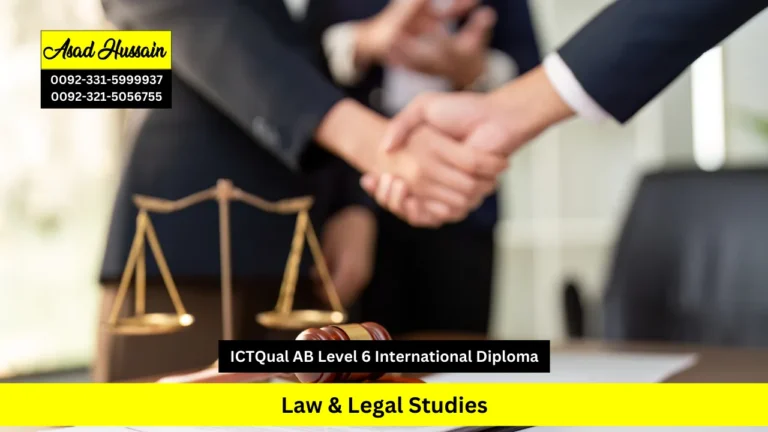 ICTQual AB Level 6 International Diploma in Law & Legal Studies