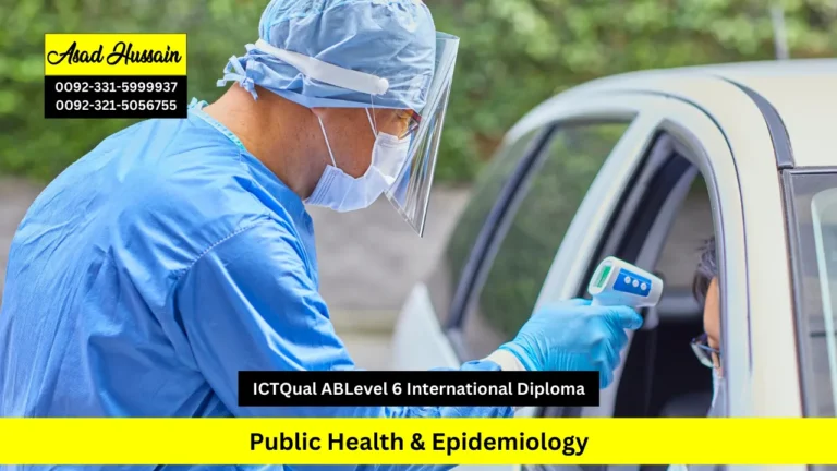 ICTQual AB Level 6 International Diploma in Public Health & Epidemiology