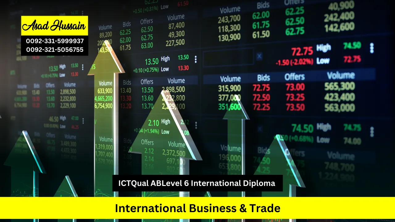 ICTQual ABLevel 6 International Diploma in International Business & Trade