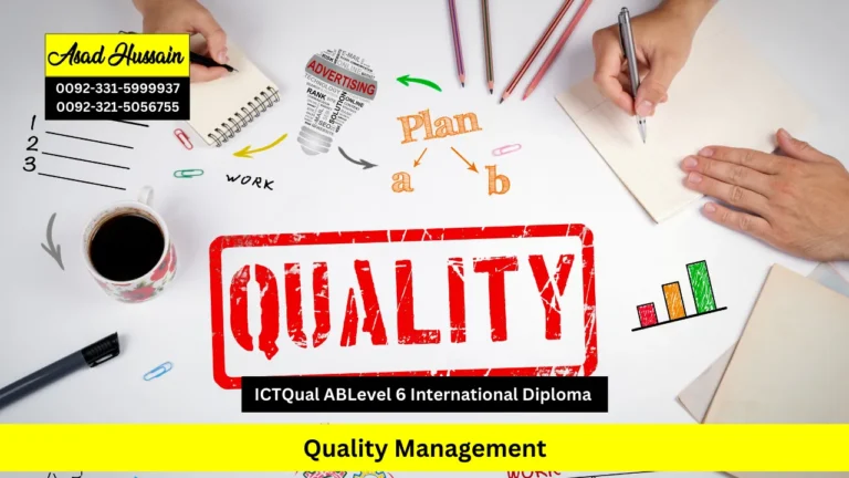 ICTQual ABLevel 6 International Diploma in Quality Management