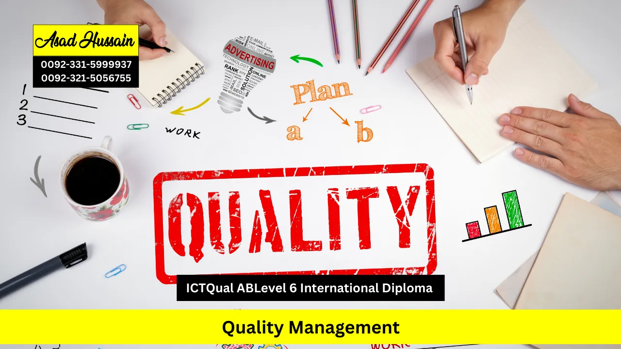 ICTQual ABLevel 6 International Diploma in Quality Management
