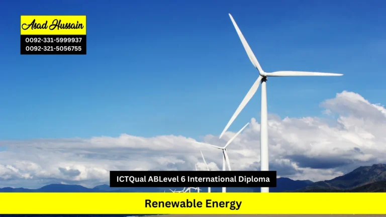 ICTQual AB Level 6 International Diploma in Renewable Energy