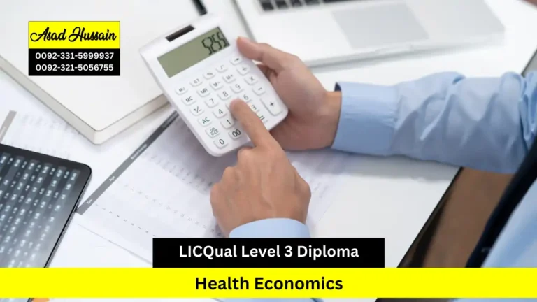 LICQual Level 3 Diploma in Health Economics