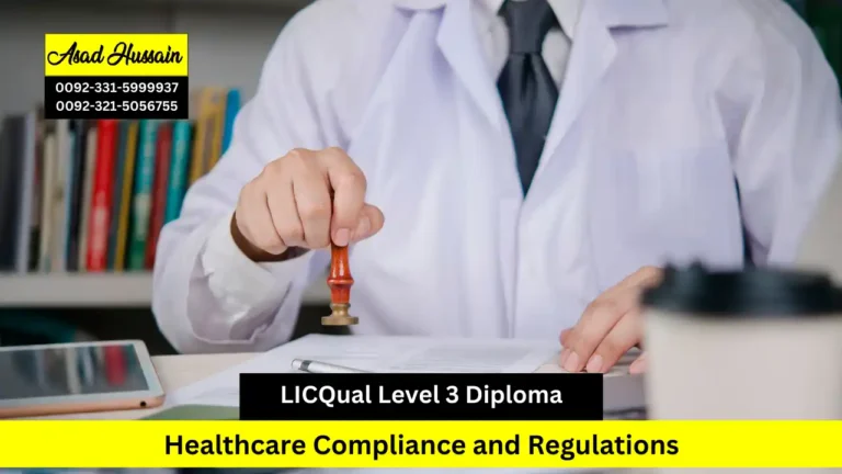 LICQual Level 3 Diploma in Healthcare Compliance and Regulations