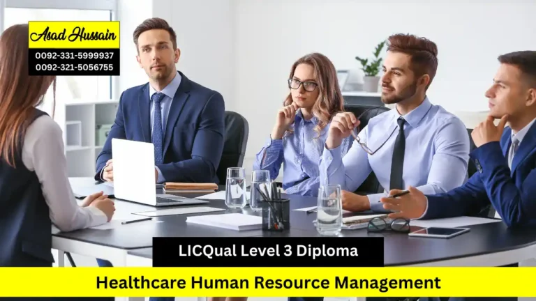 LICQual Level 3 Diploma in Healthcare Human Resource Management