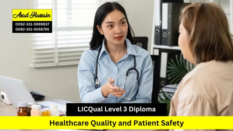 LICQual Level 3 Diploma in Healthcare Quality and Patient Safety