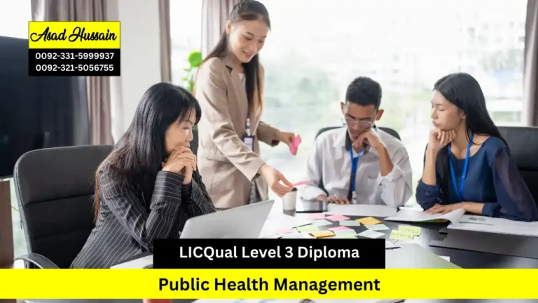 LICQual Level 3 Diploma in Public Health Management