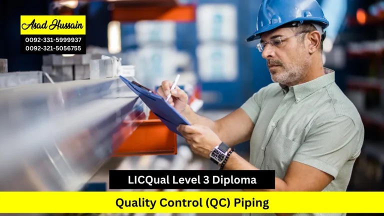 LICQual Level 3 Diploma in Quality Control (QC) Piping