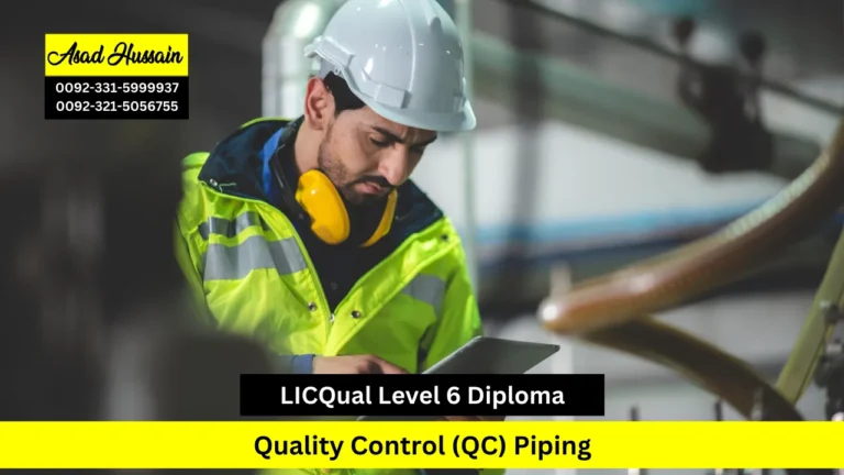 LICQual Level 6 Diploma in Quality Control (QC) Piping