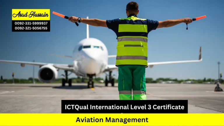 ICTQual International Level 3 Certificate in Aviation Management