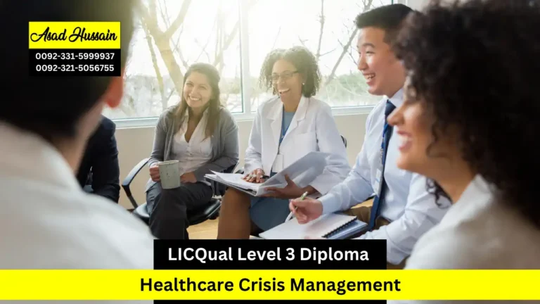 LICQual Level 3 Diploma in Healthcare Crisis Management
