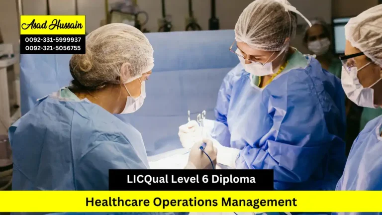 LICQual Level 6 Diploma in Healthcare Operations Management