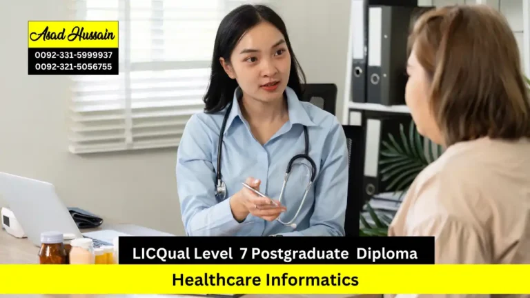 LICQual Level 7 Postgraduate Diploma in Healthcare Informatics