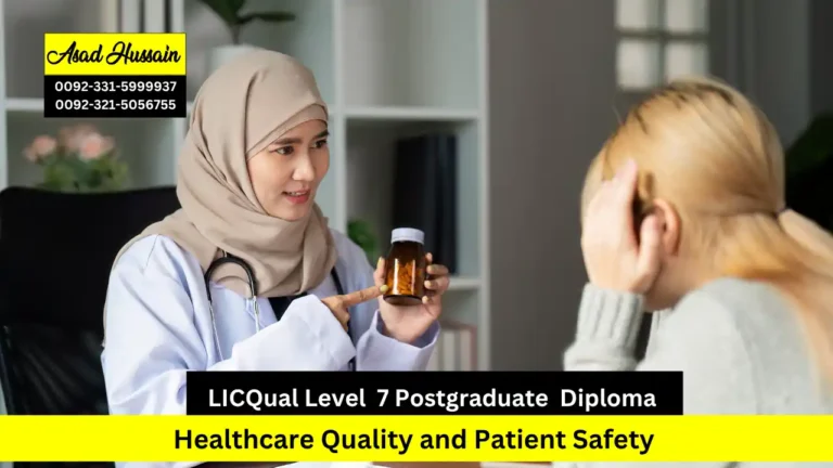LICQual Level 7 Postgraduate Diploma in Healthcare Quality and Patient Safety 