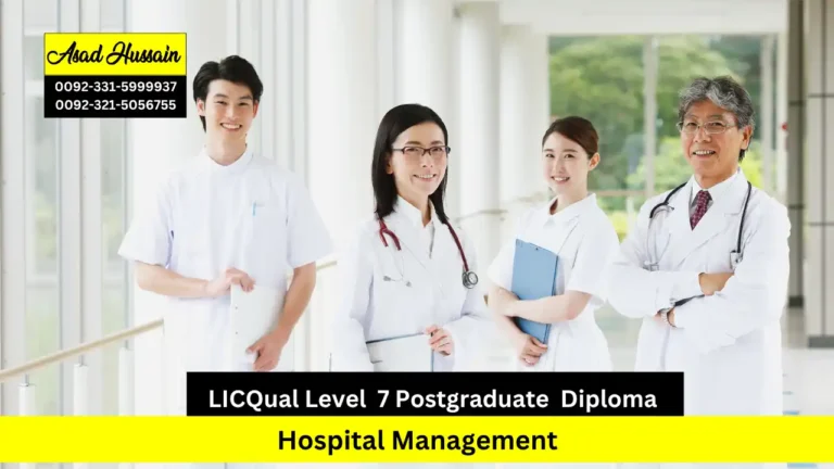 LICQual Level 7 Postgraduate Diploma in Hospital Management