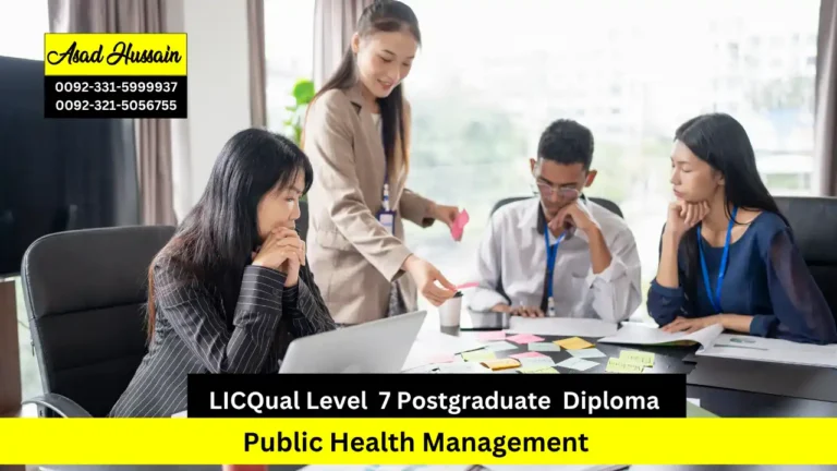 LICQual Level 7 Postgraduate Diploma in Public Health Management 