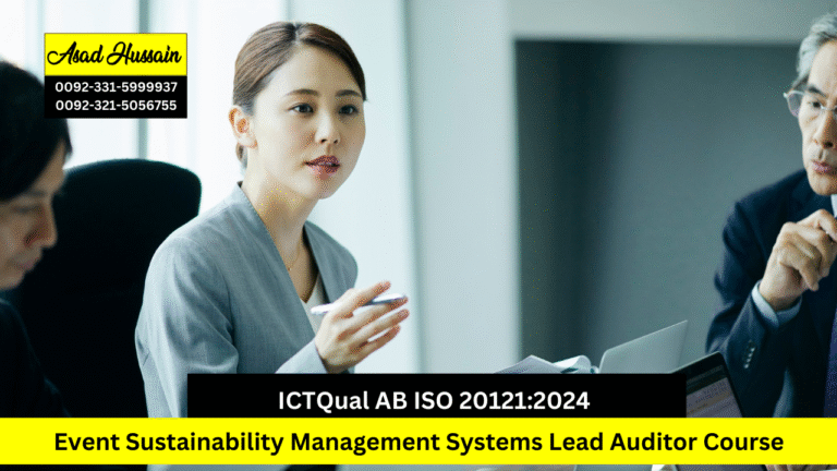 ICTQual AB ISO 20121:2024 Event Sustainability Management Systems Lead Auditor Course