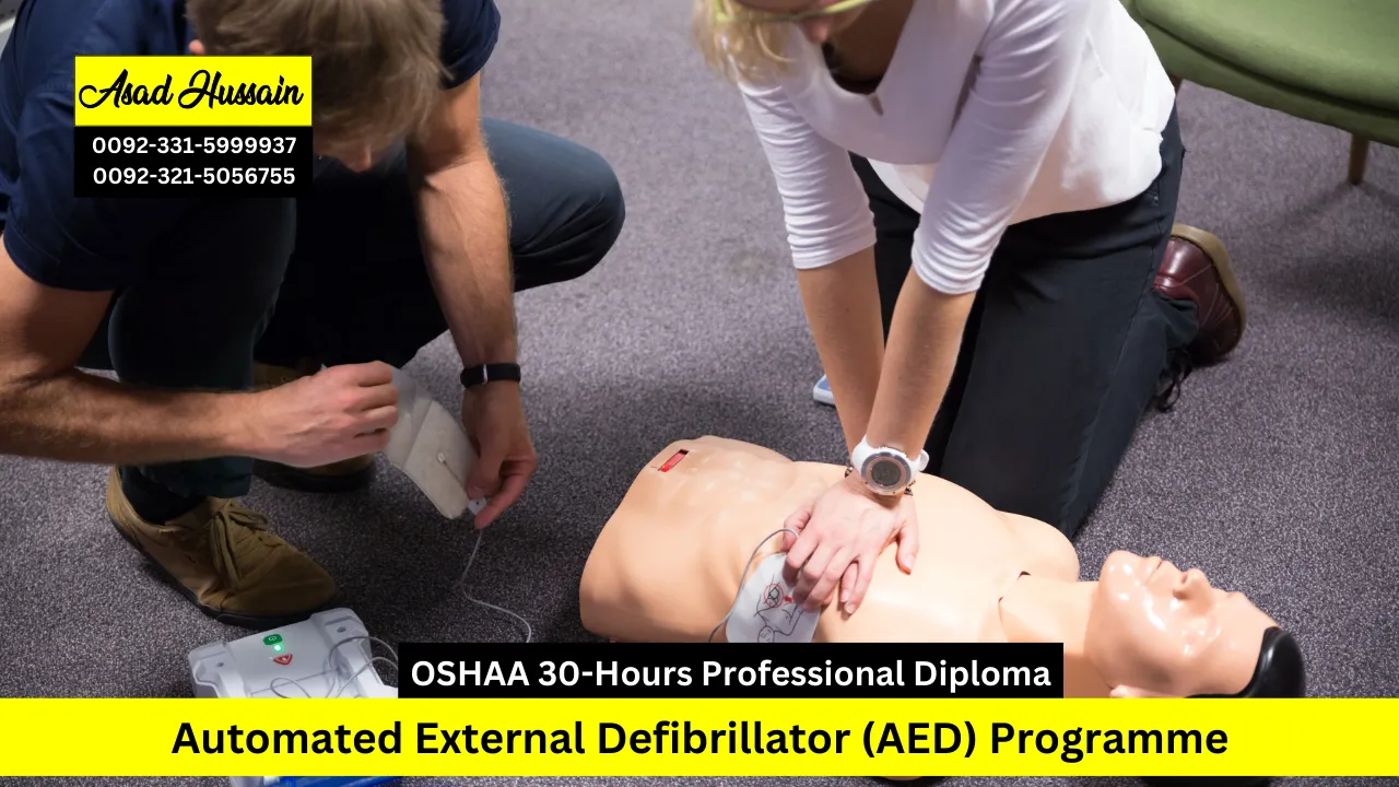 OSHAA 30-Hours Professional Diploma in Automated External Defibrillator (AED) Programme