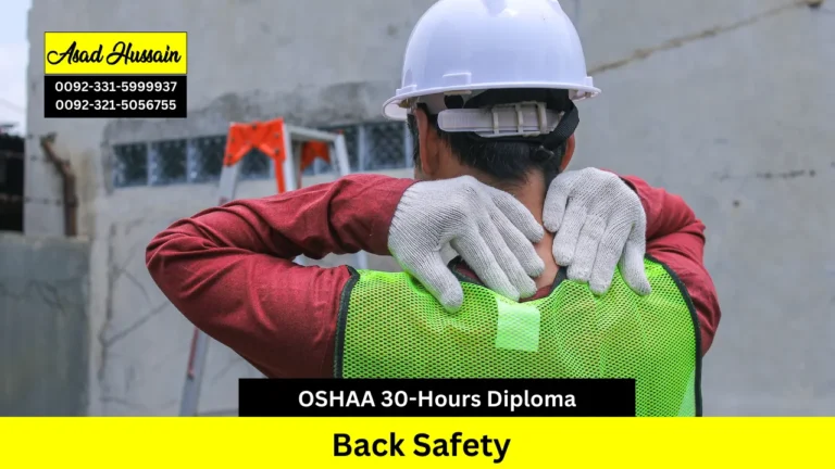 OSHAA 30-Hours Professional Diploma in Back Safety