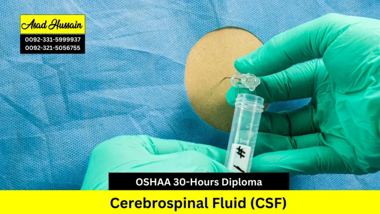 OSHAA 30-Hours Professional Diploma in Cerebrospinal Fluid (CSF)